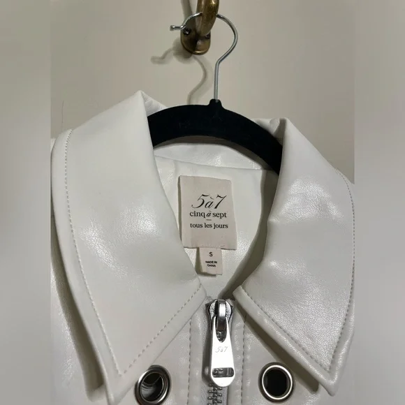 Cinq à Sept Harriet Faux Leather Jacket - Picture 6 of 9